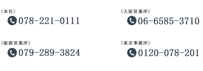 お問い合わせ電話番号一覧